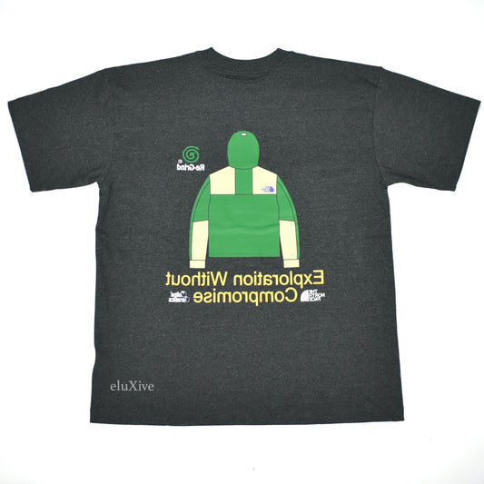 Online Ceramics x The North Face - Gray Jacket Logo T-Shirt