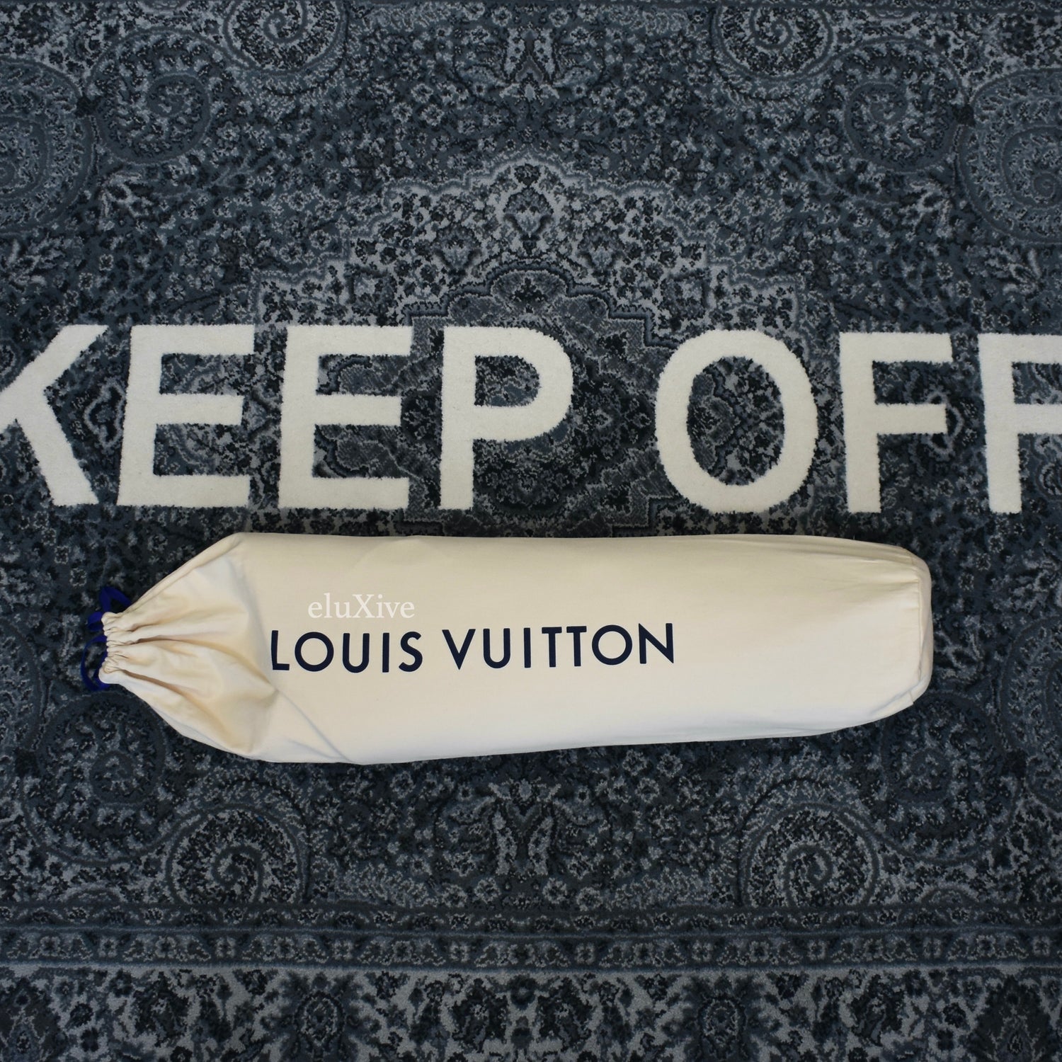 Louis Vuitton Neon Logo Area Rug Carpet - REVER LAVIE
