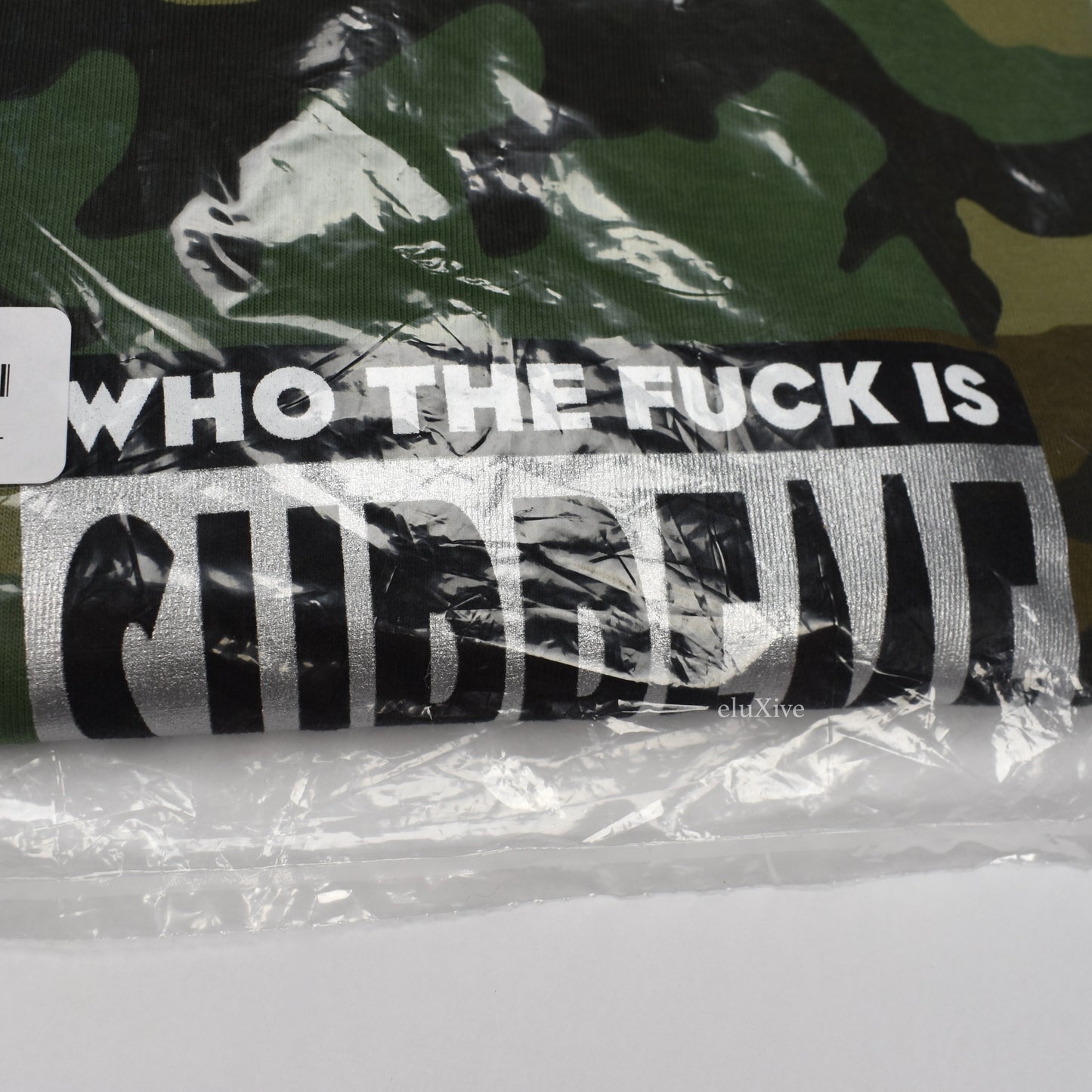 Supreme - Who The Fuck Logo T-Shirt (Camo)