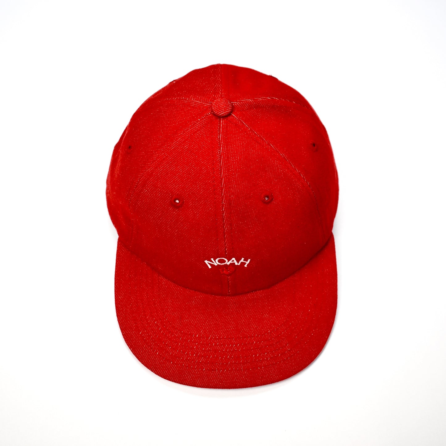 Noah - Red Denim Rose Logo Hat