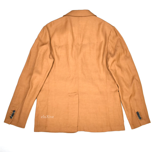 Barena - Tan Viscose Gabardine Unlined Sport Coat