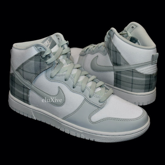 Nike - Dunk High Retro SE 'Tartan Plaid' (White/Silver)