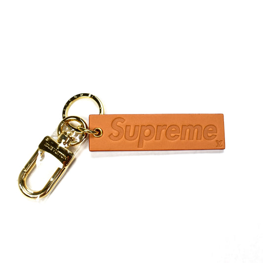 Louis Vuitton x Supreme - Leather Box Logo Keychain
