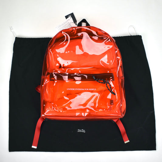 Undercover - Transparent Red PVC Backpack