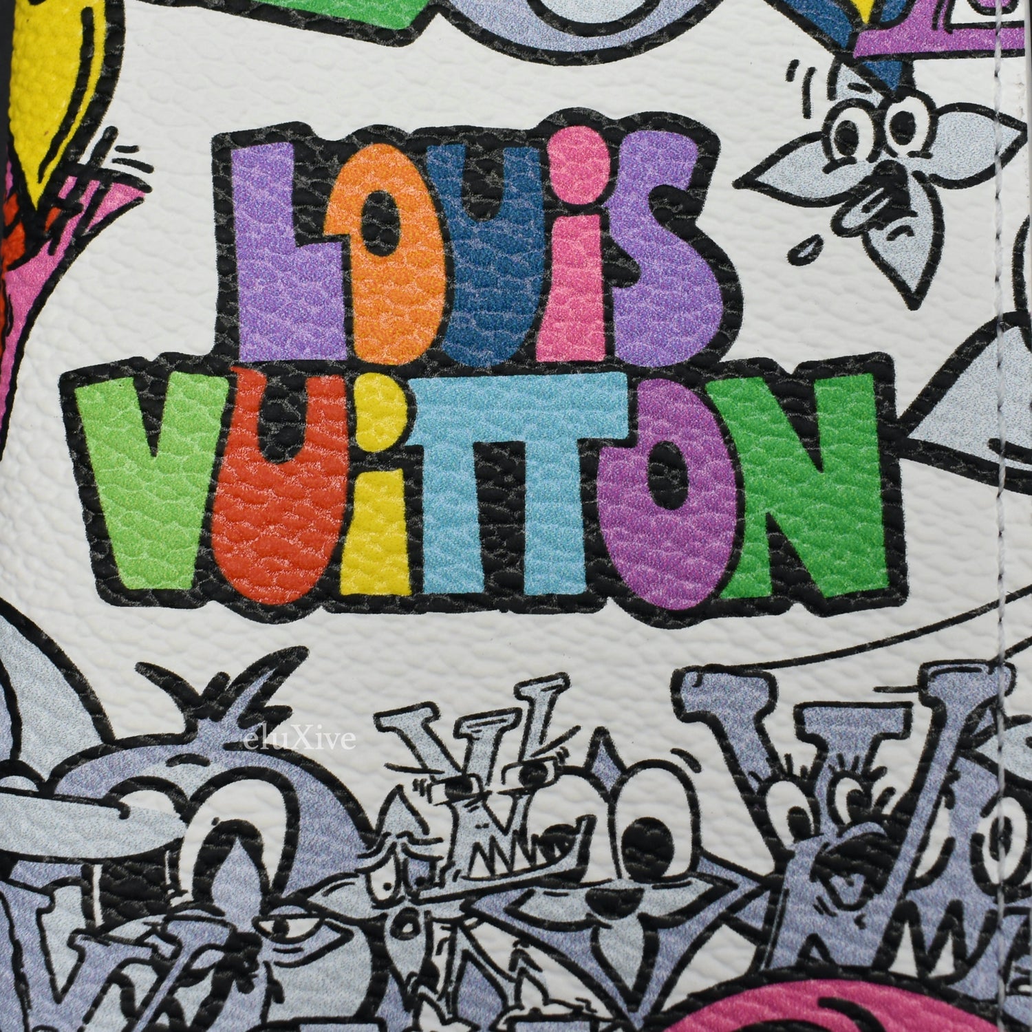 I Want Louis Vuitton Graffiti Background