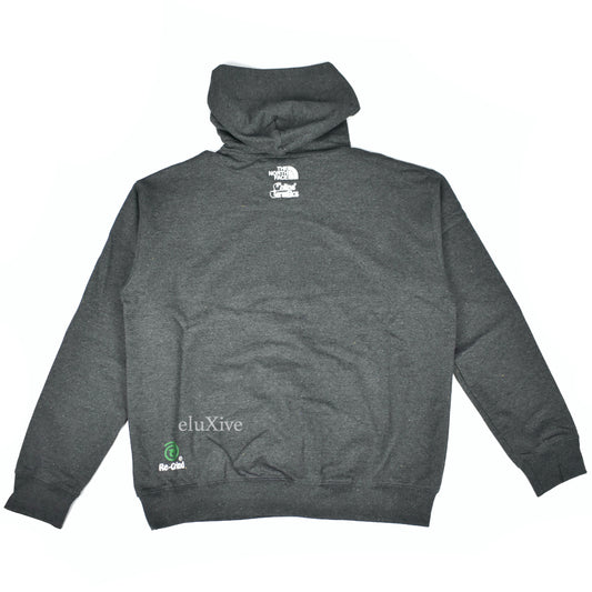 Online Ceramics x The North Face - Gray Snail Logo Hoodie