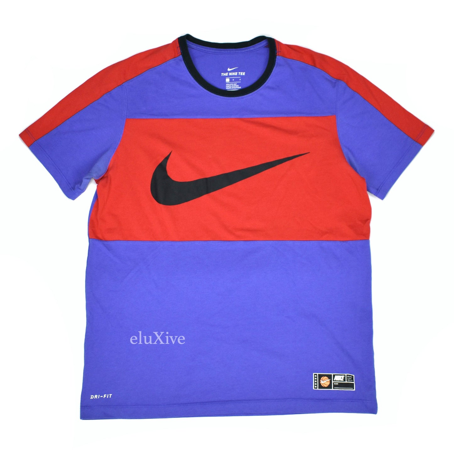Nike - Retro Color Blocked Big Swoosh Logo T-Shirt â eluXive