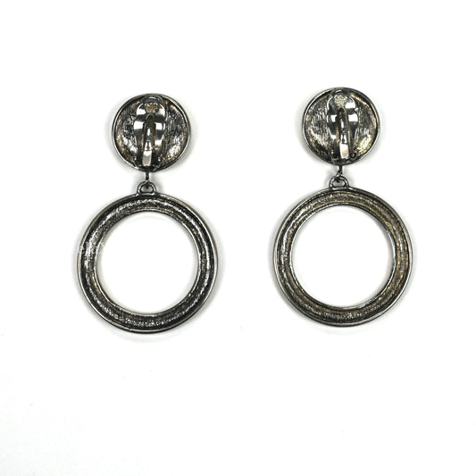 Givenchy - Gold & Silver Sun Logo Earrings
