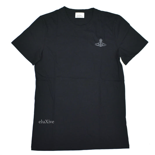 Vivienne Westwood - Black Orb Logo Crewneck T-Shirt