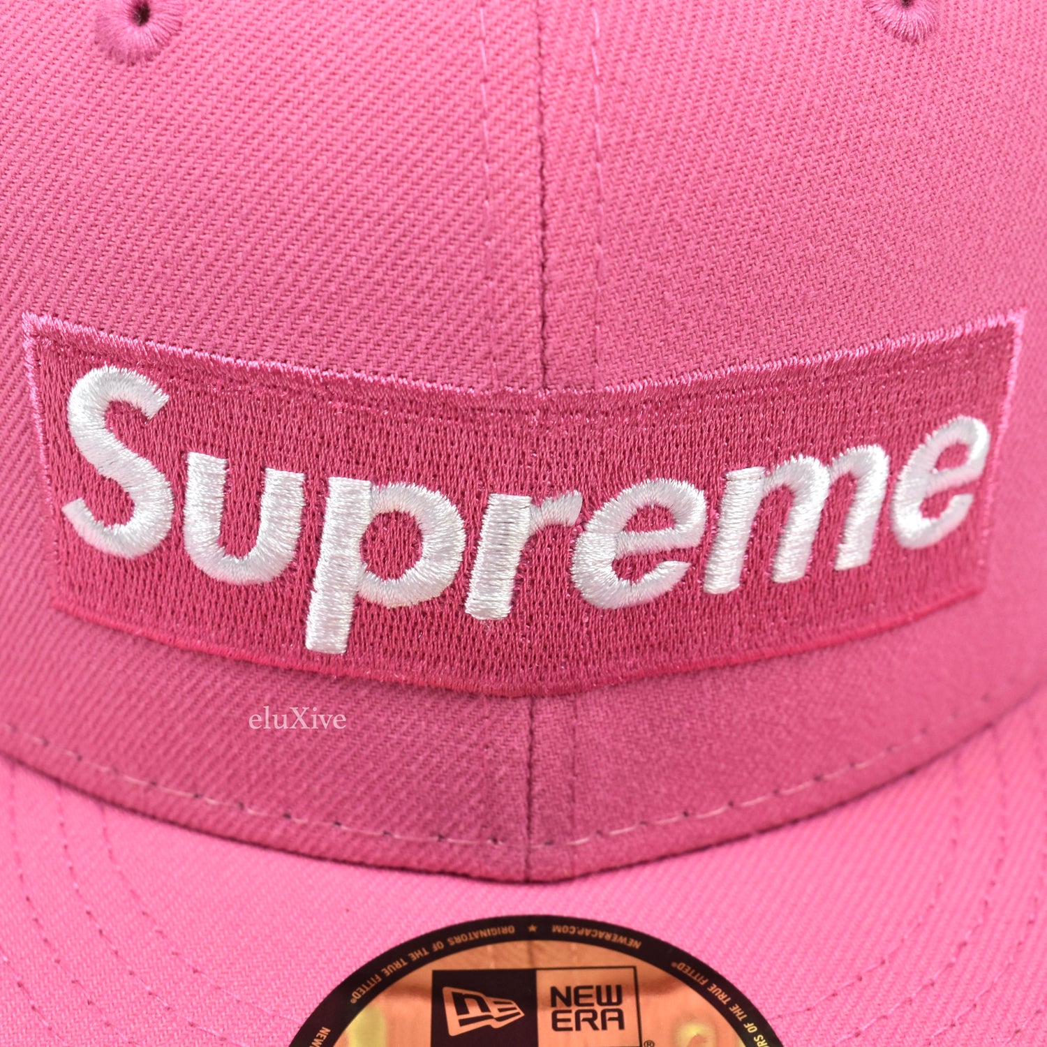 Supreme x New Era - SS22 Pink Box Logo Mesh Fitted 59FIFTY Hat