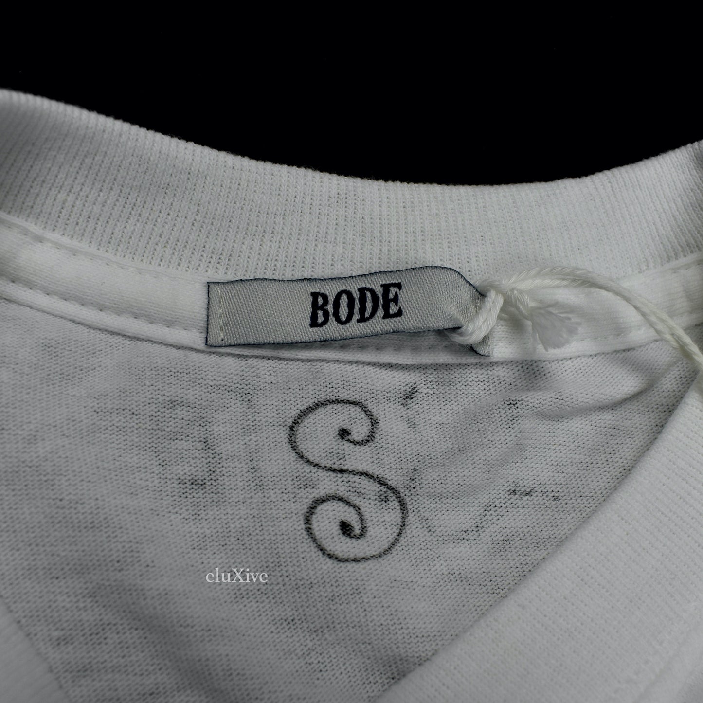 Bode - Hand Illustrated Cow Logo T-Shirt (White)