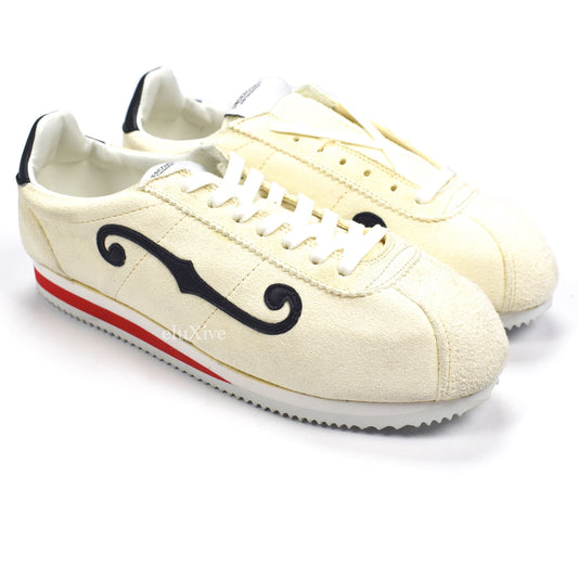 Undercover - Cream Suede 'Cortez' Sneakers