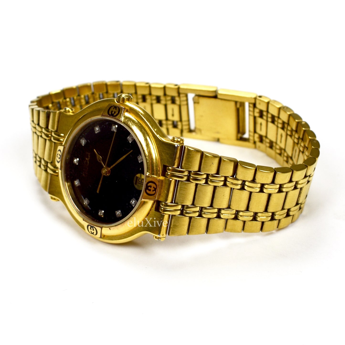 Gucci - 9200M Gold / Diamond Dial Watch