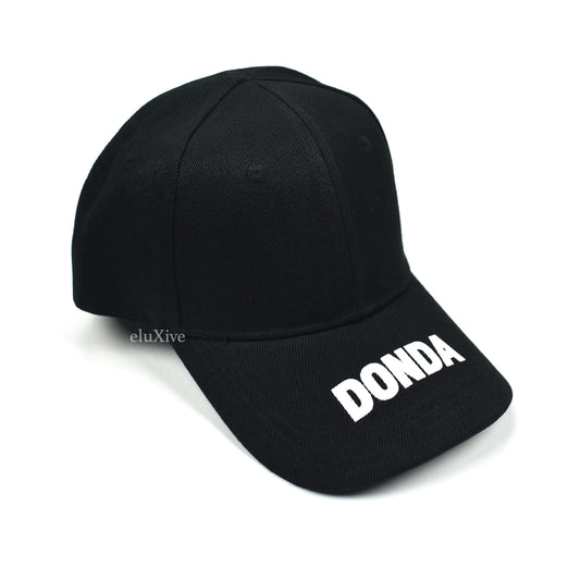 Kanye West x Balenciaga - Black DONDA Print Hat