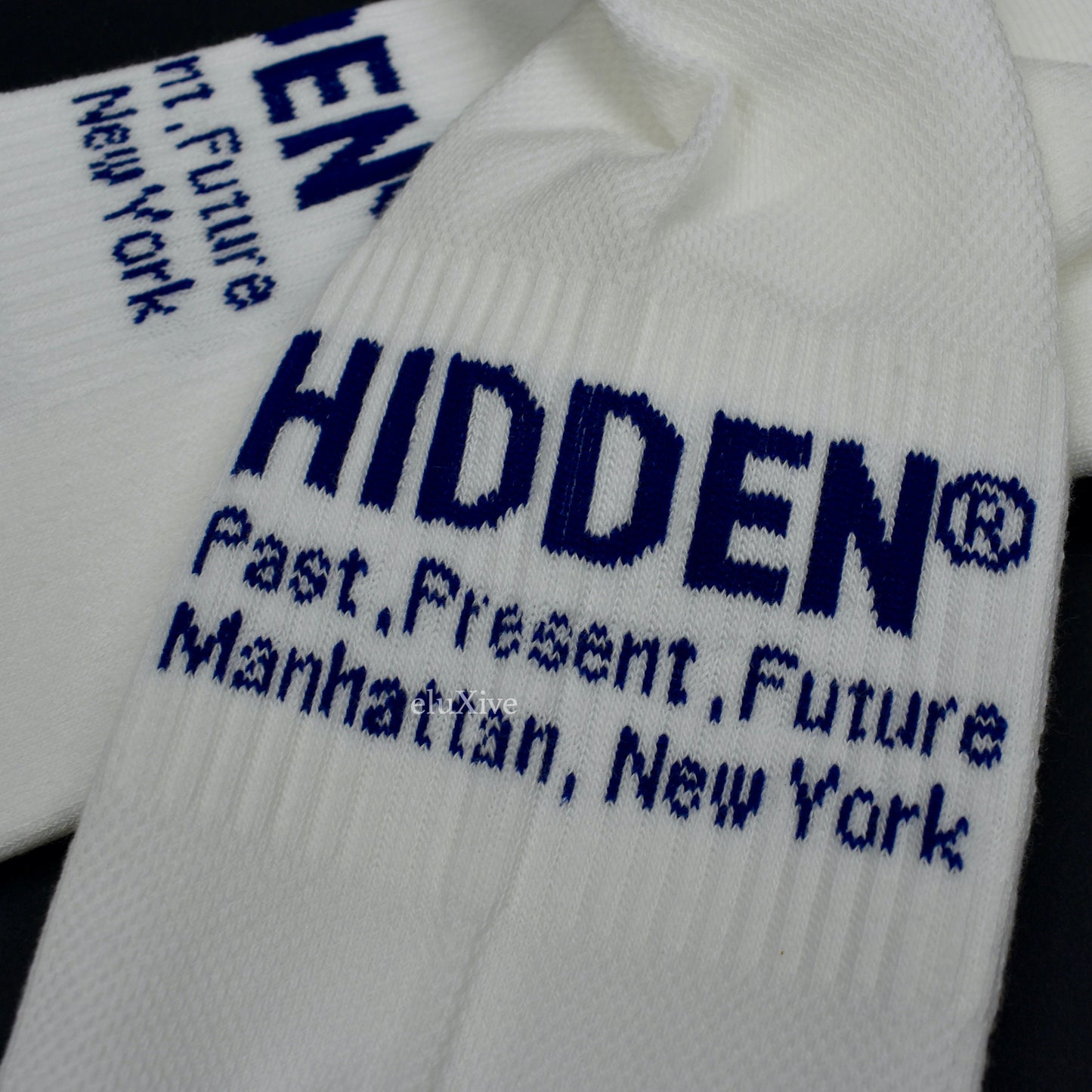 Hidden NY x Needles - Logo Knit Socks (White)