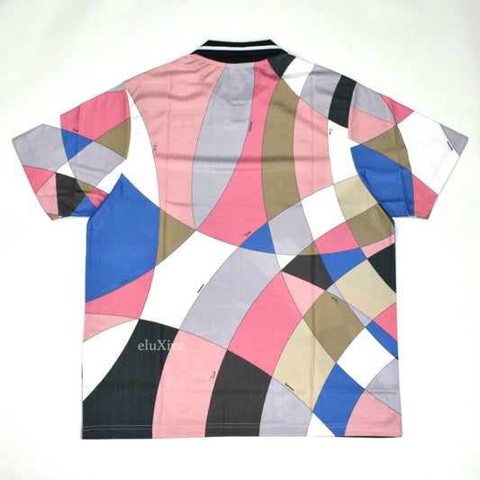 Supreme x Emilio Pucci - Logo Print Soccer Jersey (Dusty Pink)