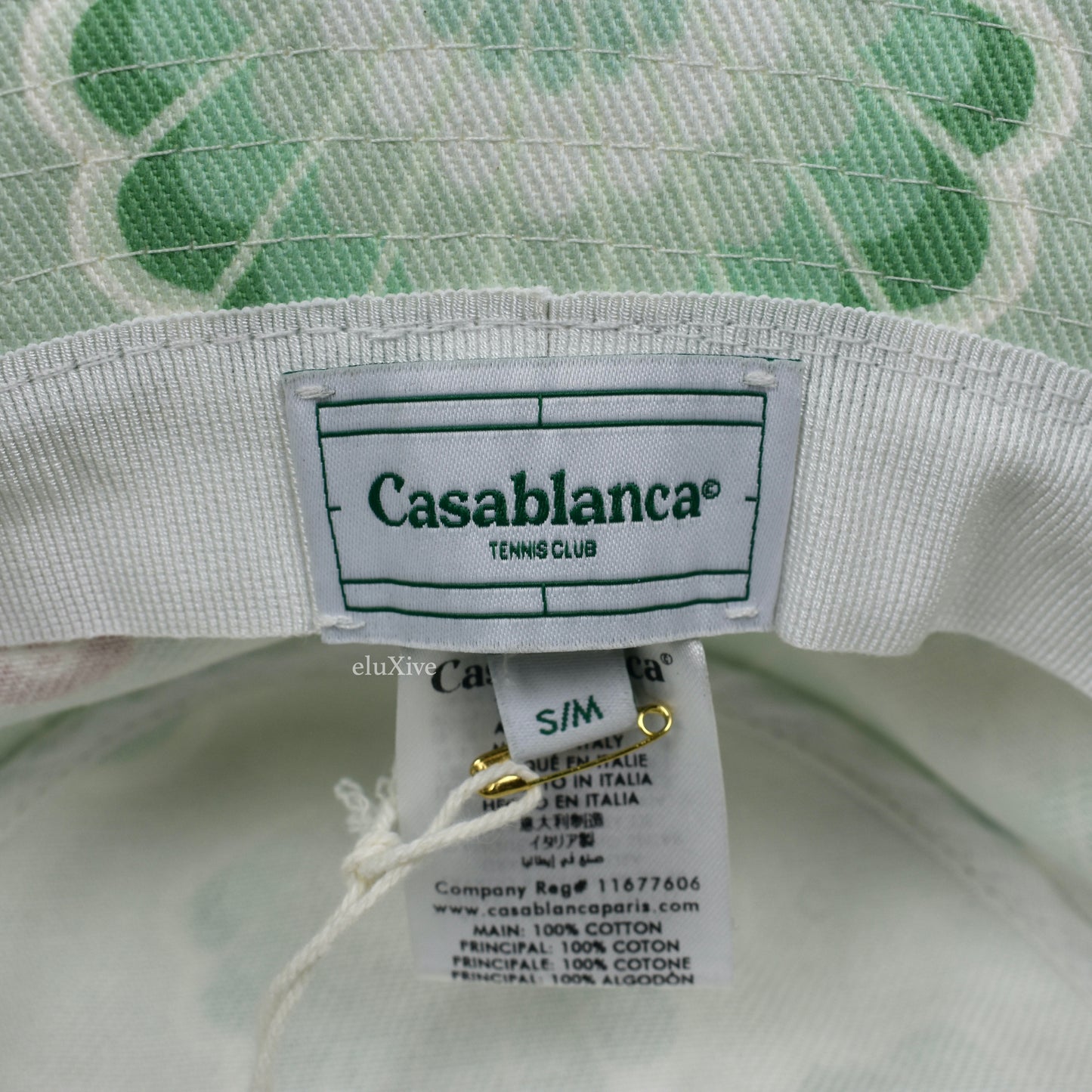 Casablanca - Logo Printed Denim Bucket Hat