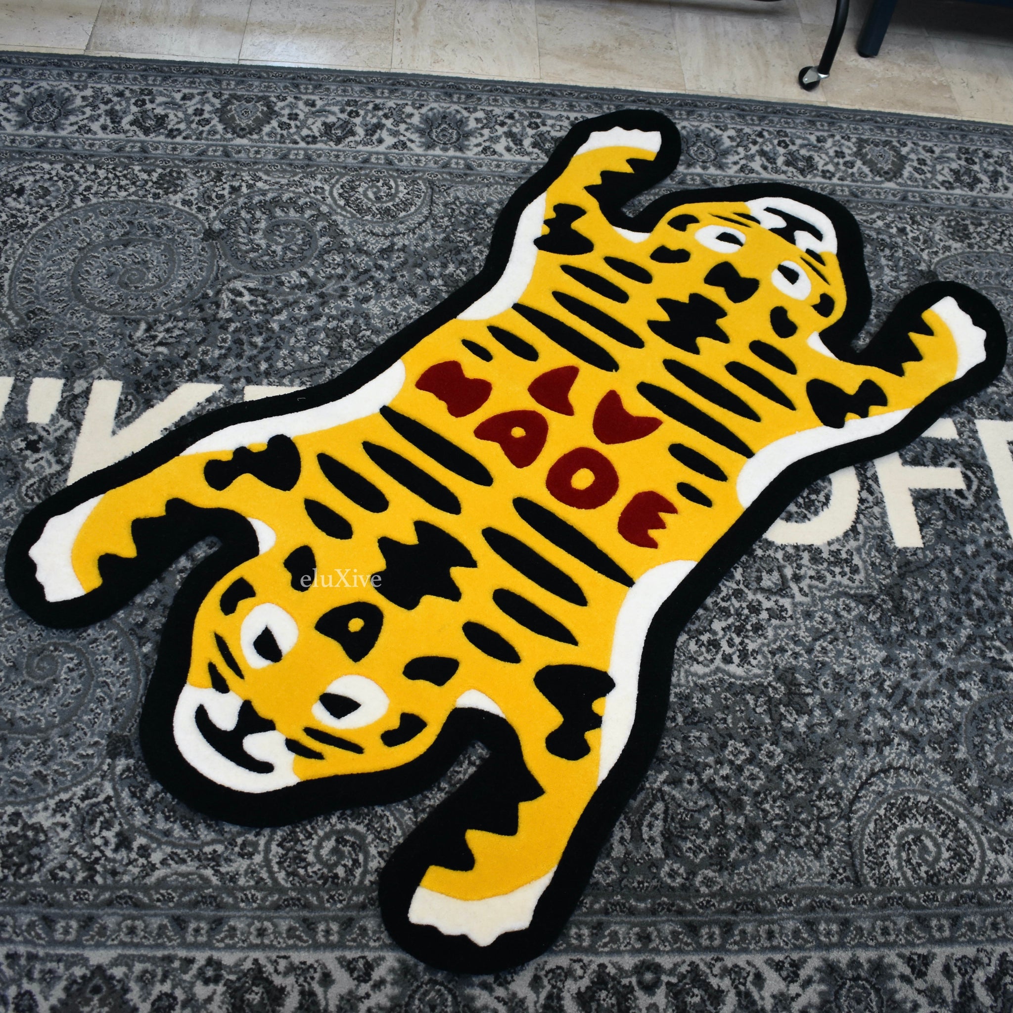 Louis Vuitton x Nigo - LV Made Tiger Carpet Rug – eluXive
