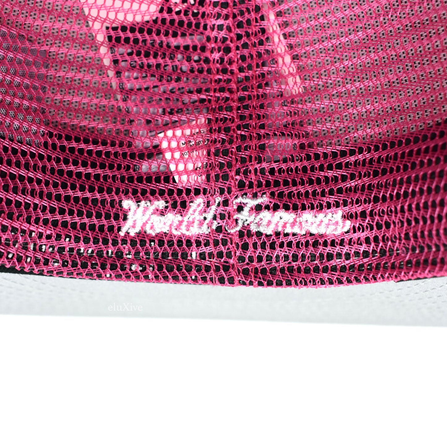 Supreme x New Era - Pink Box Logo Mesh Back Hat