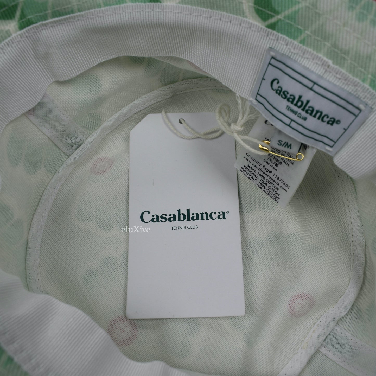 Casablanca - Logo Printed Denim Bucket Hat