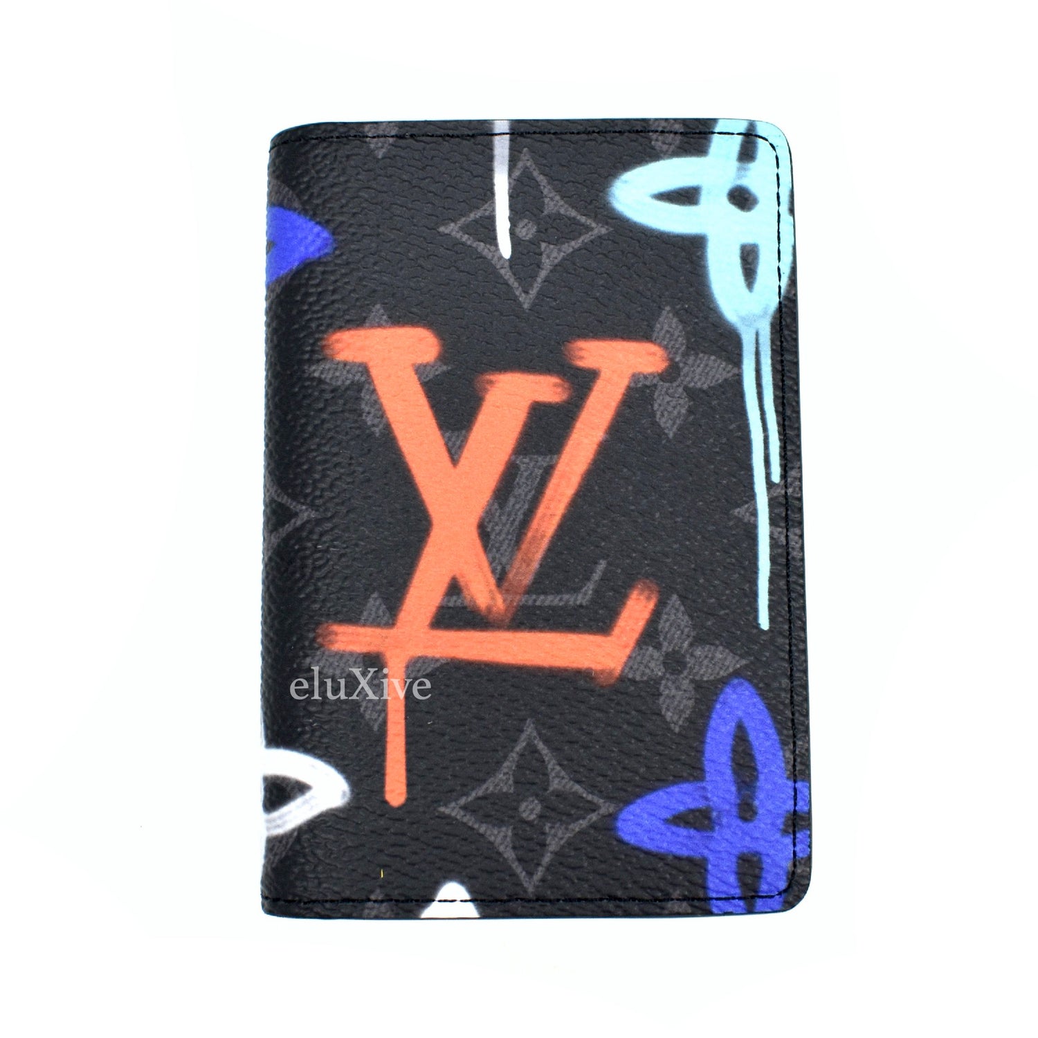 Louis Vuitton, Bags, Louis Vuitton Monogram Graffiti Portemonnaie Wallet  Khaki