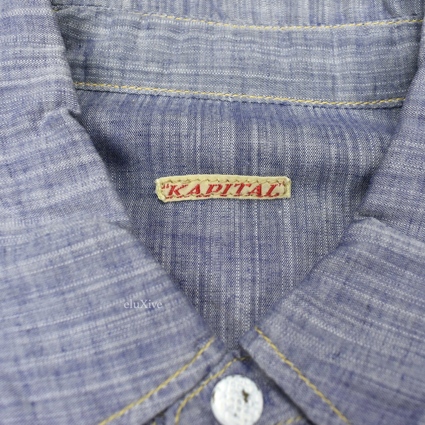 Kapital - Western Chambray Snap Button Shirt