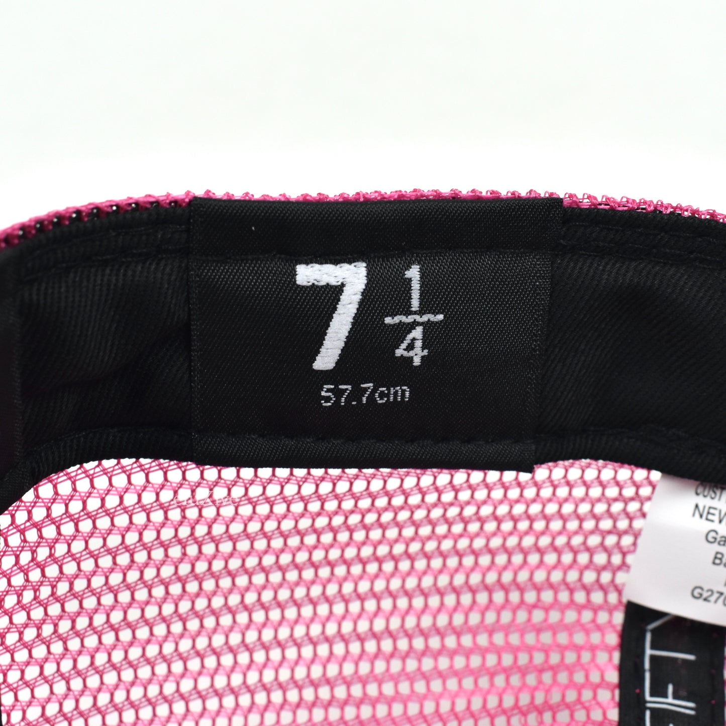 Supreme x New Era - Pink Box Logo Mesh Back Hat