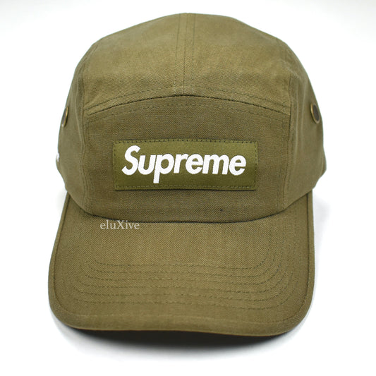 Supreme - Brushed Cordura Box Logo Hat (Olive)