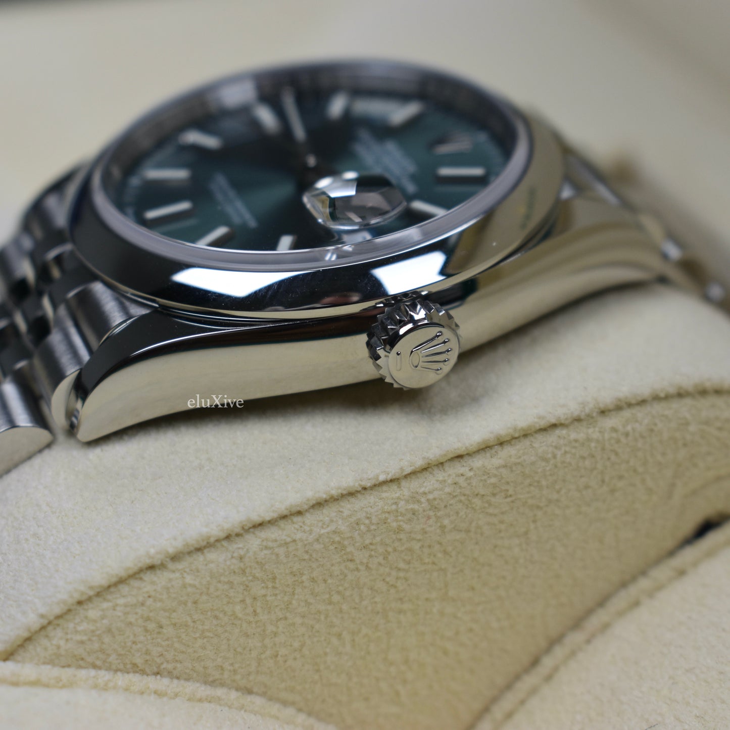 Rolex - Datejust 36 Mint Green Dial Watch, B&P (126200)