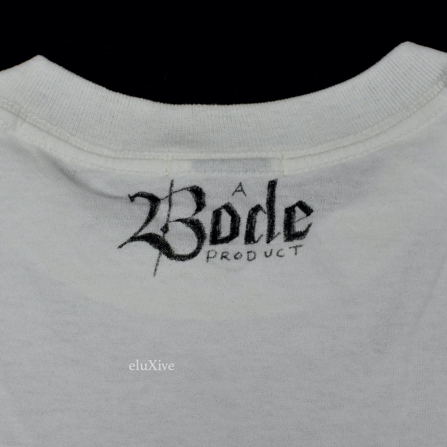 Bode - Hand Illustrated Cow Logo T-Shirt (White)