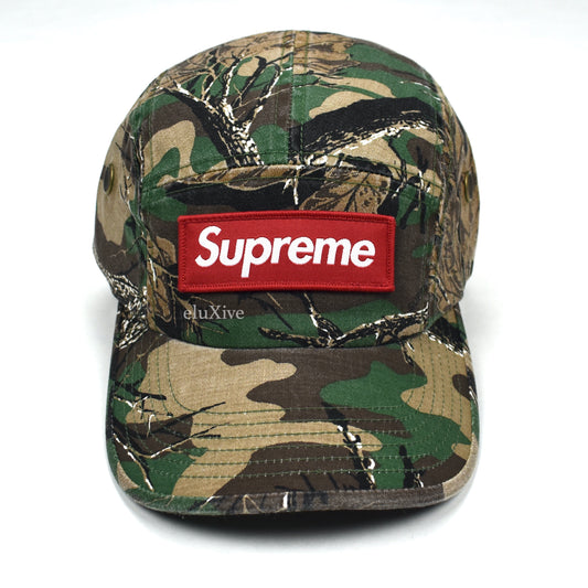 Supreme - Camo Military Box Logo Hat