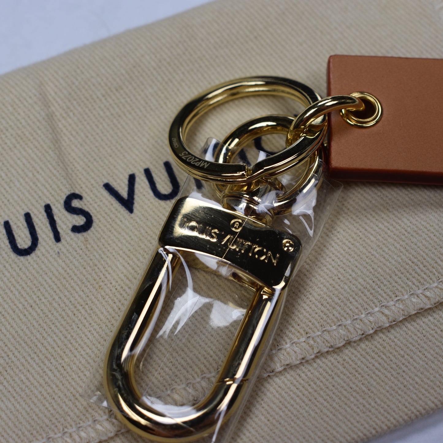 Louis Vuitton x Supreme - Leather Box Logo Keychain