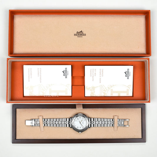 Hermes - Steel White Dial Captian Nemo Watch
