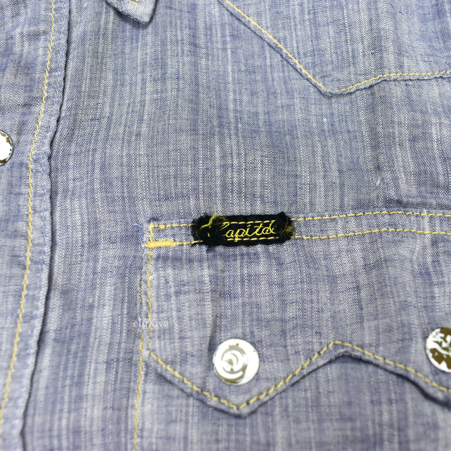 Kapital - Western Chambray Snap Button Shirt