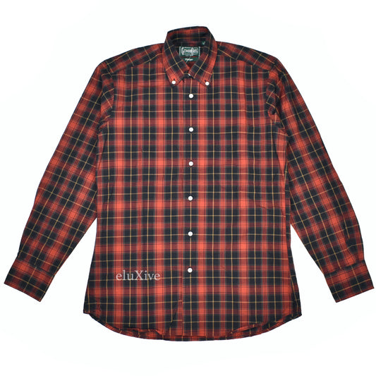 Gitman Vintage - Red/Black Plaid Button Down Shirt