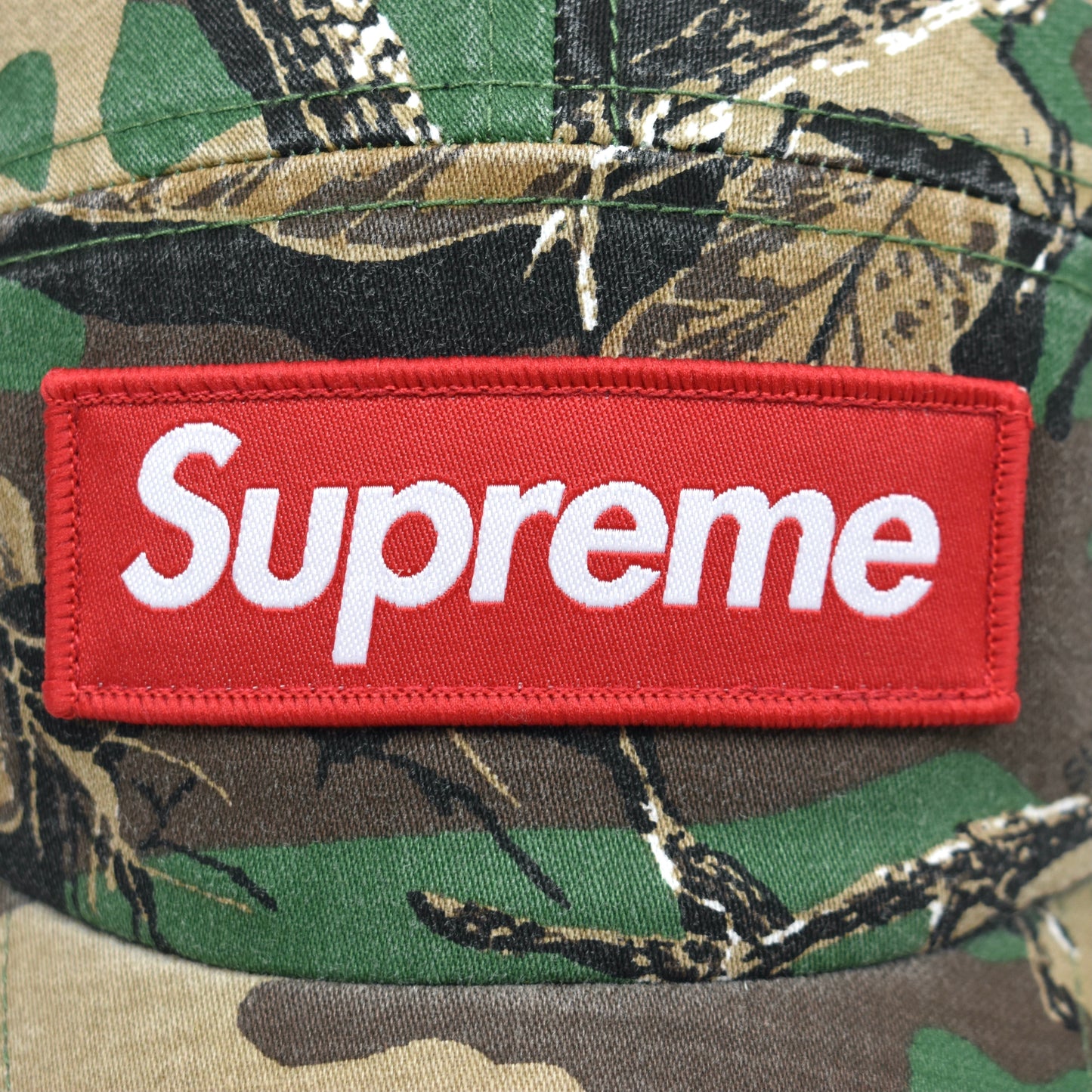 Supreme - Camo Military Box Logo Hat