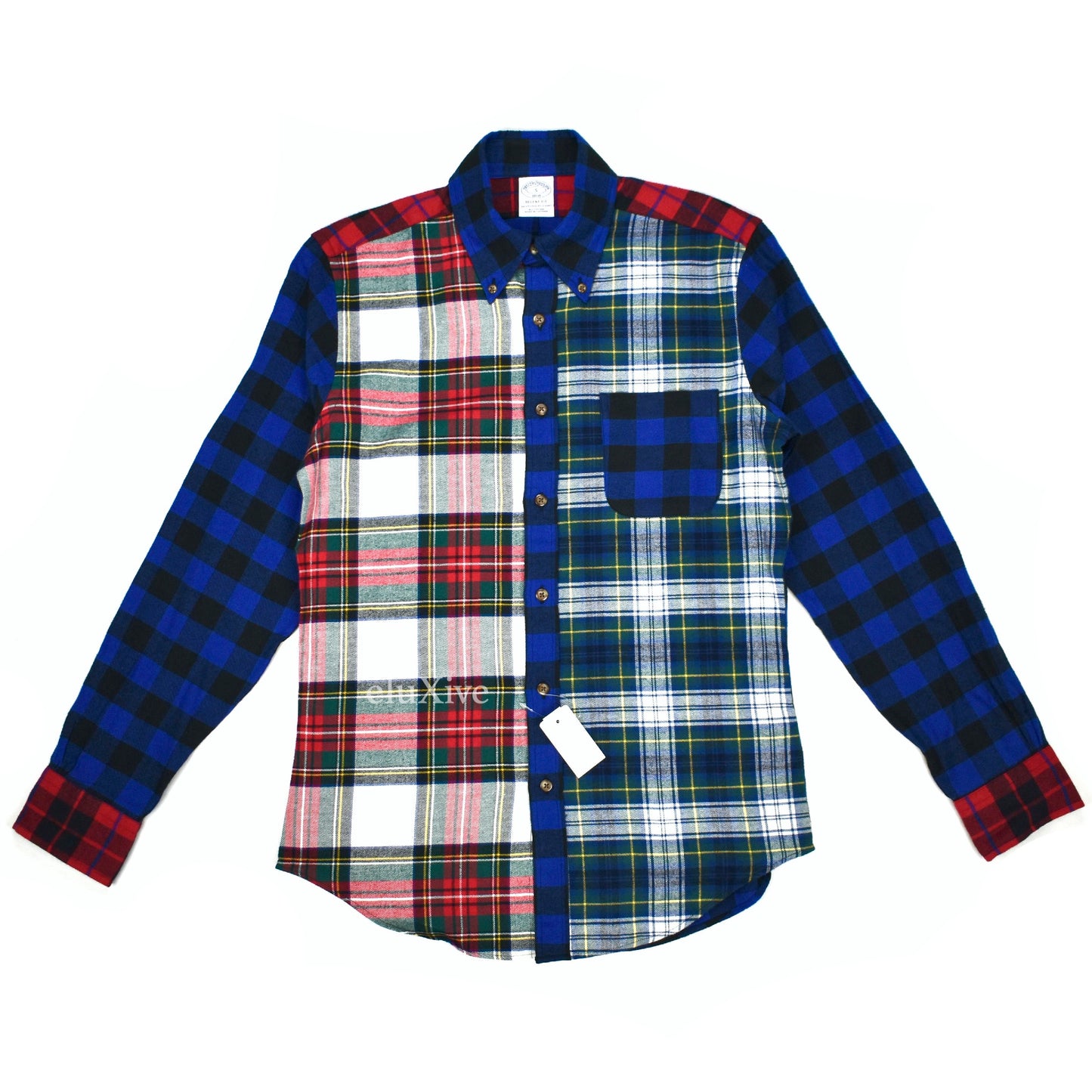 Brooks Brothers - Patchwork Flannel Button Down Shirt