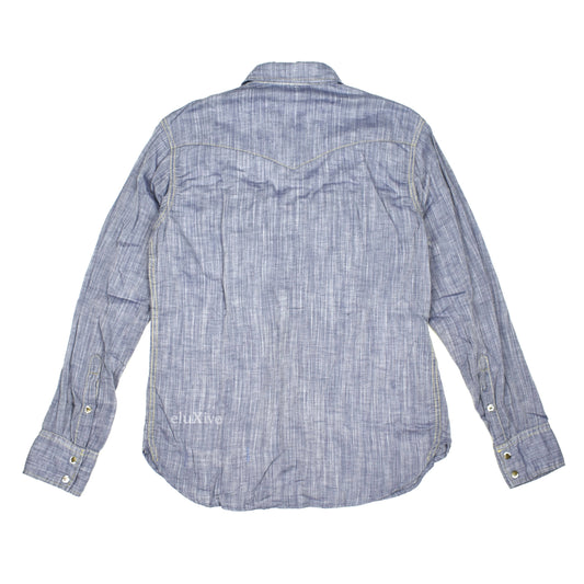 Kapital - Western Chambray Snap Button Shirt