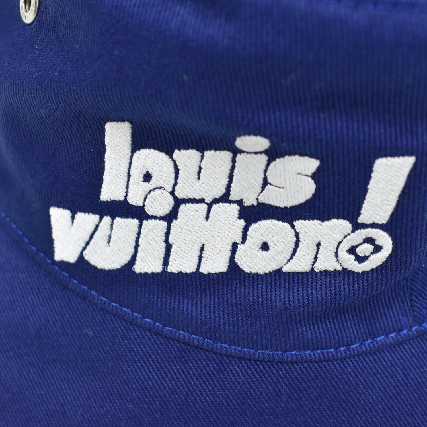 Louis Vuitton - Blue Monogram Fade Bucket Hat – eluXive