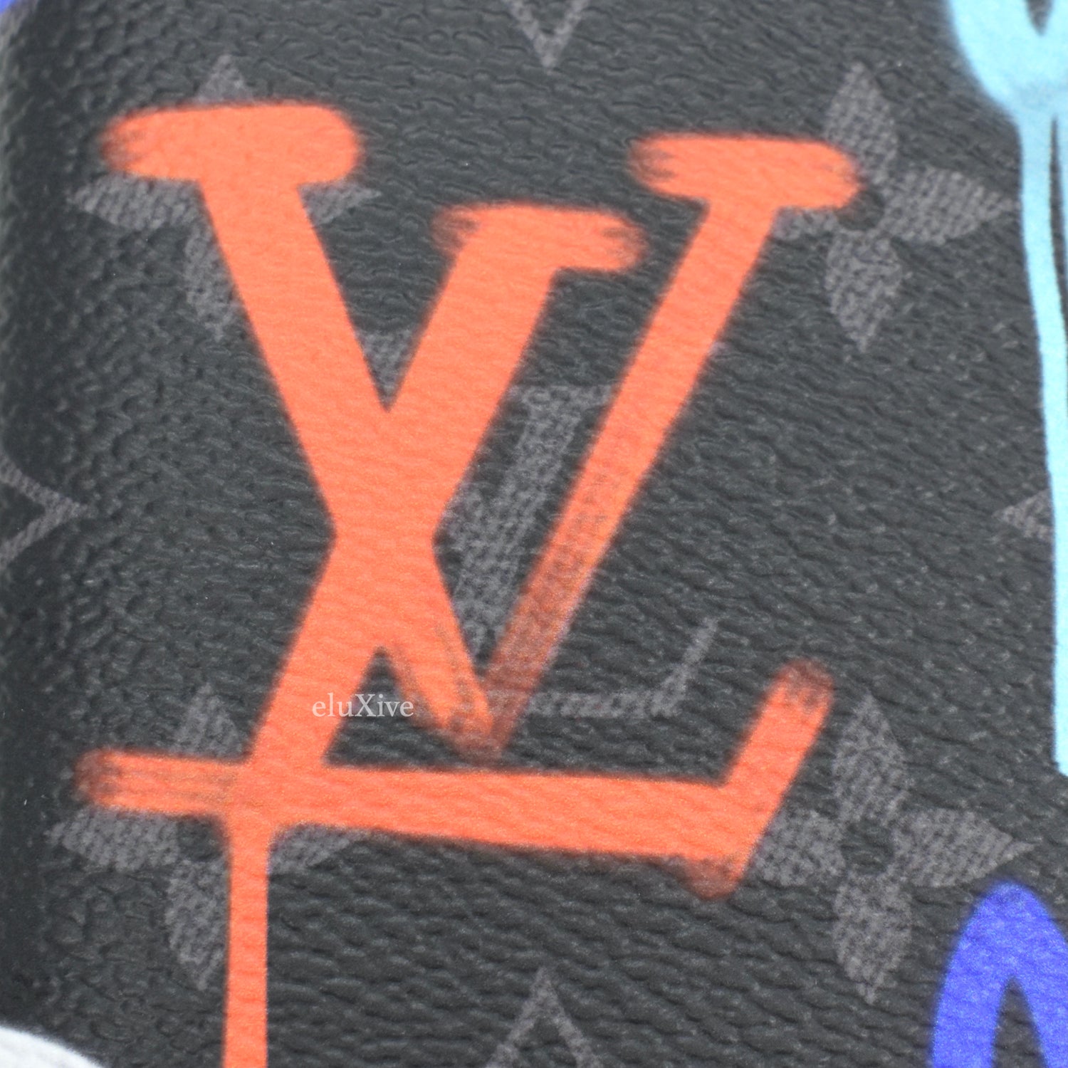 Louis Vuitton Blue Monogram Canvas Upside Down Multiple Bifold