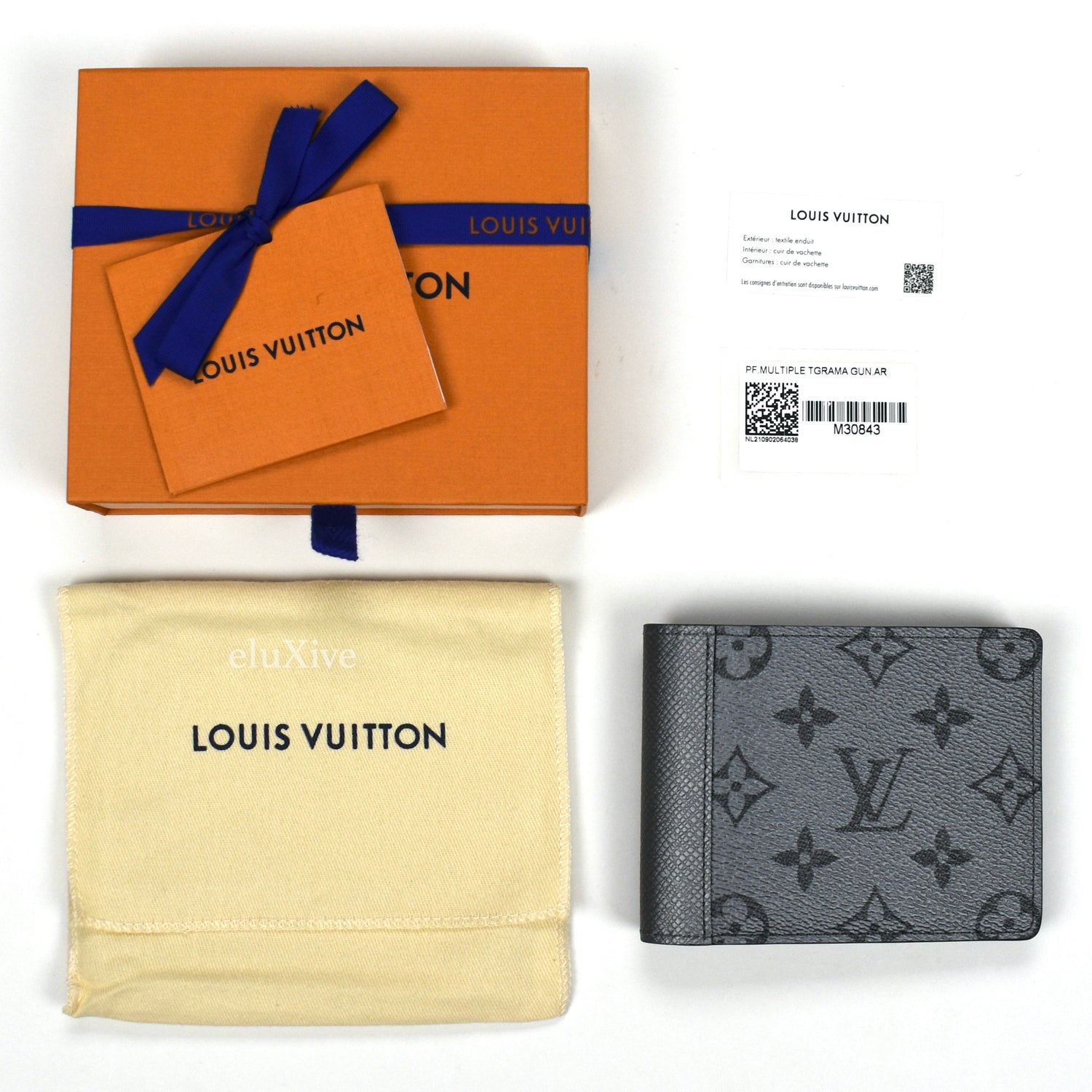 Louis Vuitton - Gunmetal Monogram Pocket Organizer Wallet – eluXive