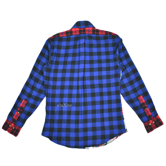 Brooks Brothers - Patchwork Flannel Button Down Shirt