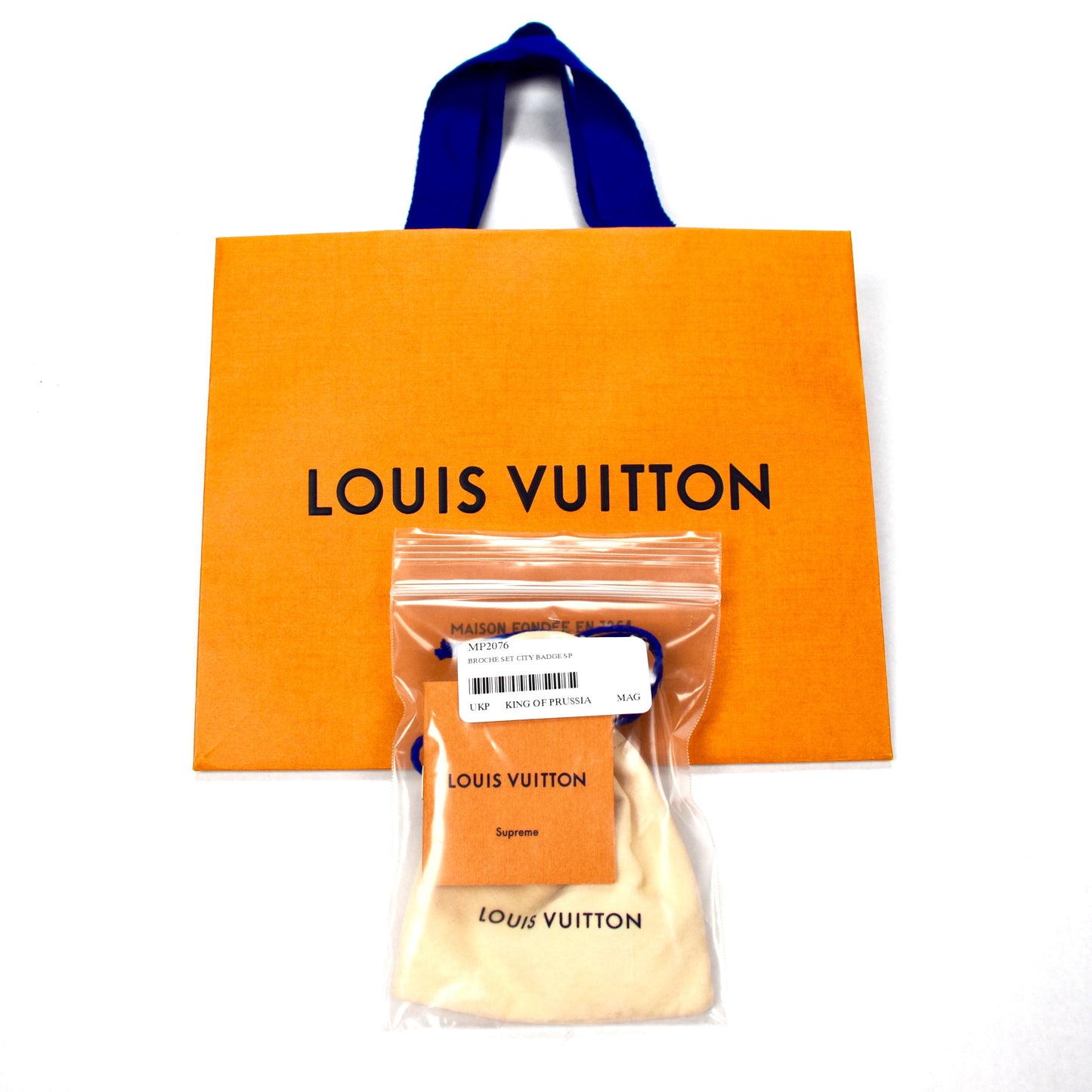 Louis Vuitton x Supreme - City Badge Pin Set