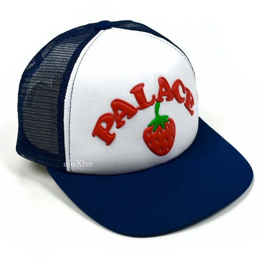 Palace - Strawberry Logo Trucker Hat (Navy)