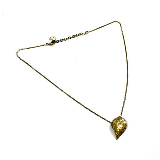 Dior - Vintage Leaf Pendant Chain Necklace
