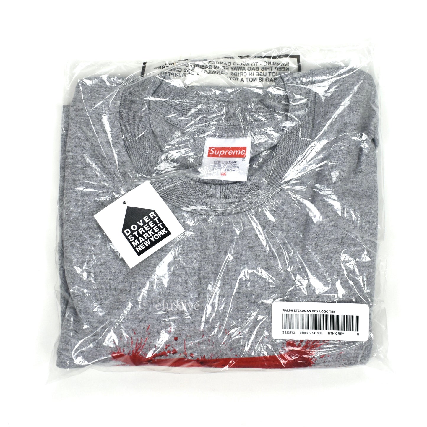 Supreme - Ralph Steadman Bloody Box Logo T-Shirt (Gray)