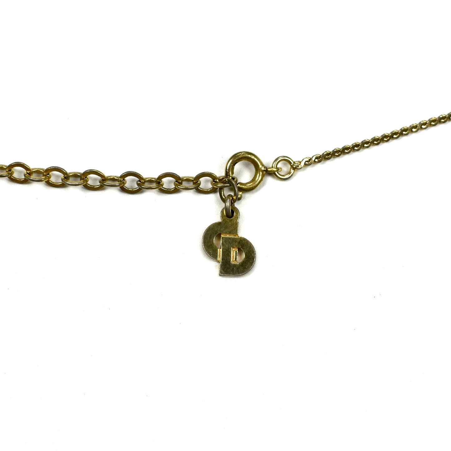 Dior - Vintage Leaf Pendant Chain Necklace