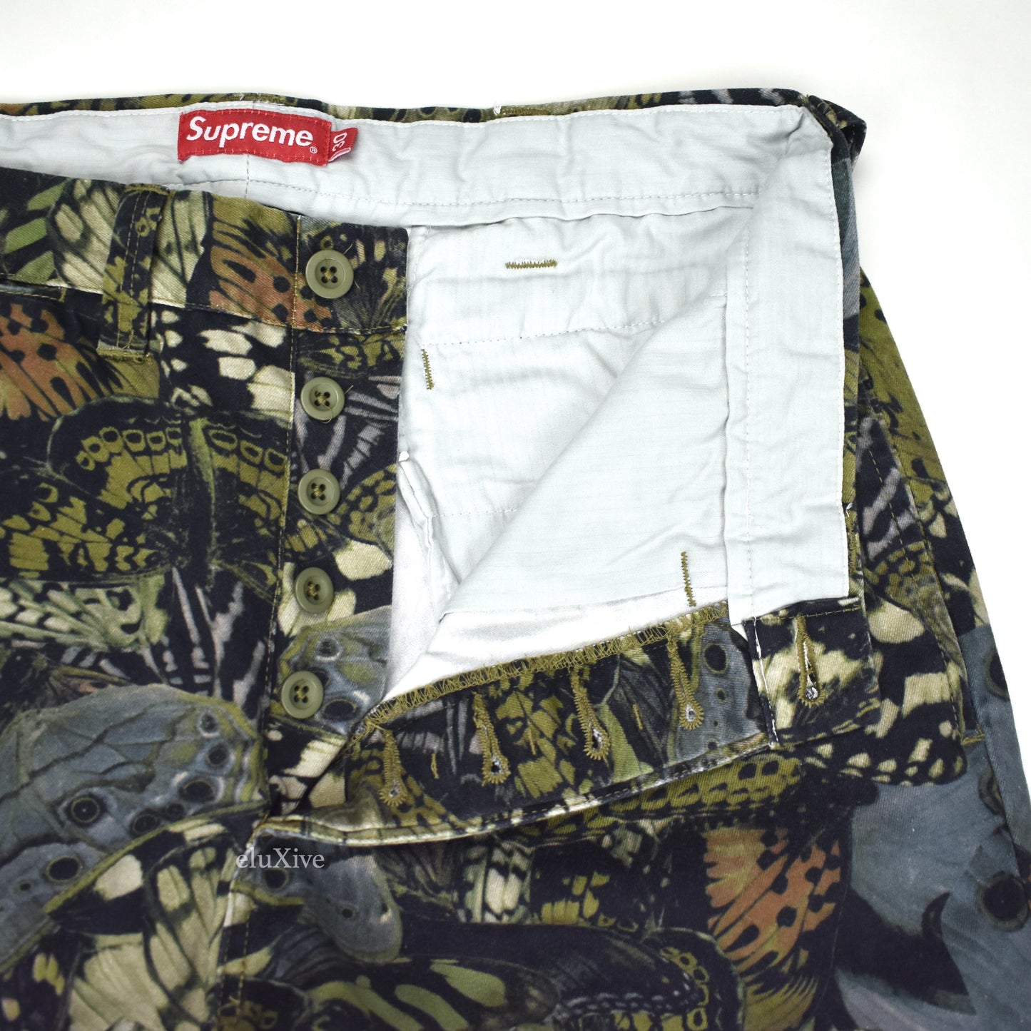 Supreme - Butterfly Print Chino Pants