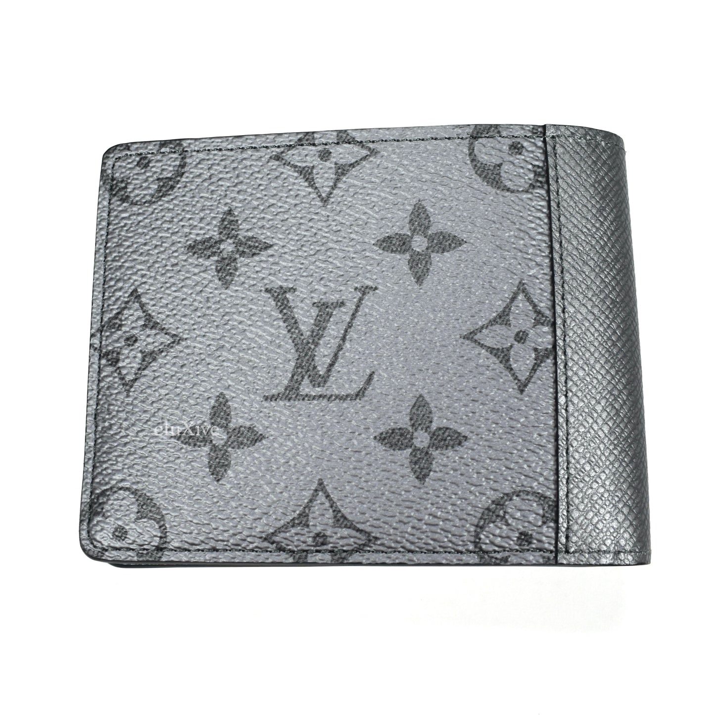 Louis Vuitton Multiple Wallet Monogram Gunmetal Gray for Men