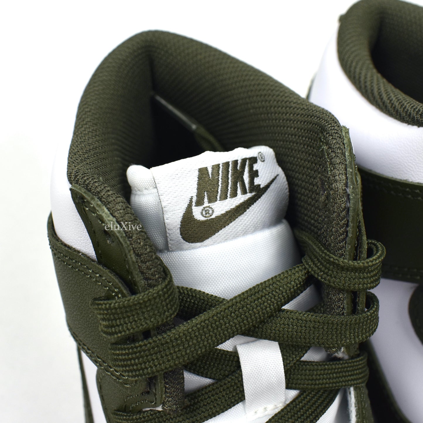 Nike - Nike Dunk Hi Retro 'Cargo Khaki' (White/Olive)